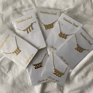 Water resistant Angel Number Necklaces